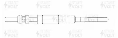 Свеча накаливания для автомобилей Chevrolet Captiva C100 (06-)/Opel Antara (06-) GLSP081 START VOLT