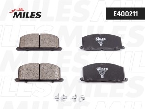 Колодки тормозные передние (без датчика) (Смесь Low-Metallic) (TOYOTA CAMRY/CARI E400211 MILES