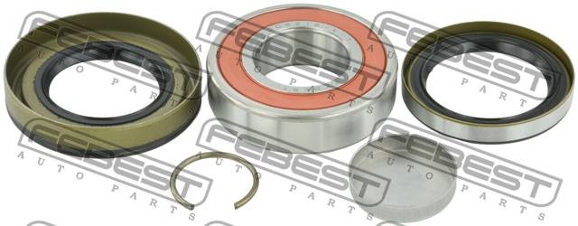 Подшипник шариковый передней полуоси ремкомплект 30X62X16 AS-306216-KIT FEBEST