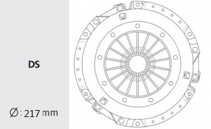 Корзина сцепления MITSUBISHI Lancer (92-) (215мм) VALEO PHC MTC11 VALEO PHC