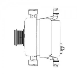 Генератор для а/м Opel Astra J (10-)/Mokka (13-) 1.4T 130A (LG 2104) LG2104 START VOLT