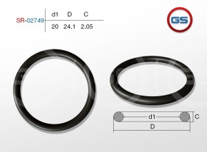 SR-02749 РЕЗИНОВОЕ КОЛЬЦО 20x2.05 SR-02749 GS