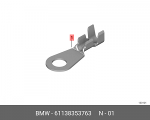 клеммы электрические! A6 0.35-1MM \BMW 1' E81/E82/E87/LCI/E88/F20/F21/F40/F52 61 13 8 353 763 BMW