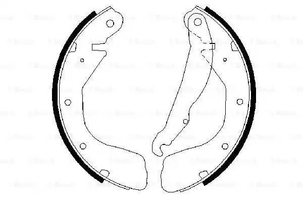 OPEL ASTRA F/CORSA A/B/TIGRA 200x29ММ 0 986 487 263 BOSCH