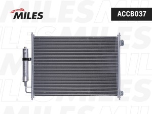 Радиатор кондиционера (паяный) NISSAN X-TRAIL 2.0 07- ACCB037 ACCB037 MILES