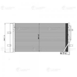 Конденсер с ресив. Audi Q3 LRAC1880 LRAC1880 LUZAR
