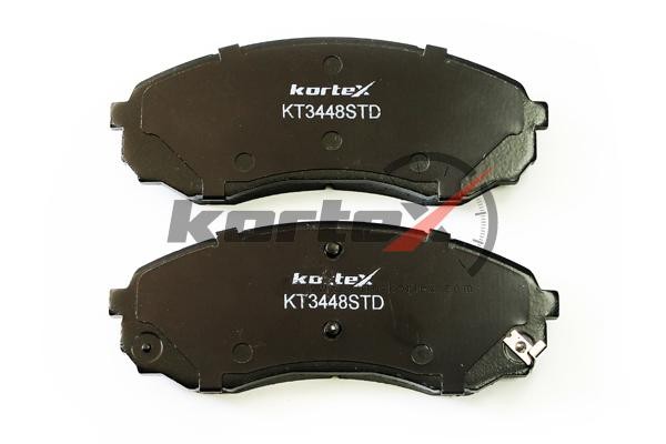 Колодки торм. HYUNDAI H1STAREX 07-KIA GRAND CARNIVAL 05- (16") перед.к-т KT3448S KT3448STD KORTEX