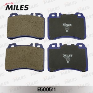 Колодки тормозные передние (Смесь CERAMIC серия PRO) MERCEDES W124/W210/R129 87- E500511 MILES