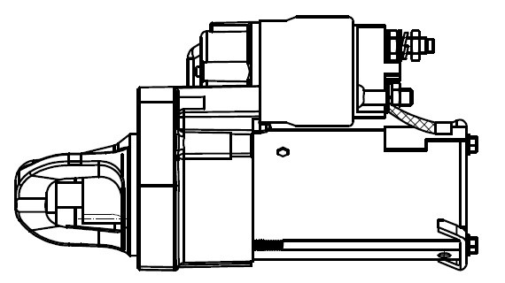 Стартер для а/м Mercedes-Benz GLK X204 (09-)/E W212 (09-) 3.5i 1,4кВт (LSt 1514) LSt 1514 START VOLT