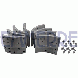 Накладки тормозные [STD 19091 (202x410)(8x15)] AS5024 EMMERRE
