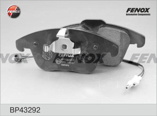 BP43292 колодки дисковые передние!\ Citroen C5 1.8/2.0/1.6HDi/2.0HDi 08> BP43292 FENOX