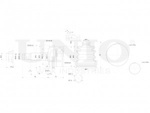 ШРУС внешний CVJ-20224 UNIO