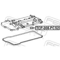КОЛЬЦО УПЛОТНИТЕЛЬНОЕ СВЕЧНОГО КОЛОДЦА (2 шт. в упаковке) TCP-008-PCS2 TCP008PCS2 FEBEST