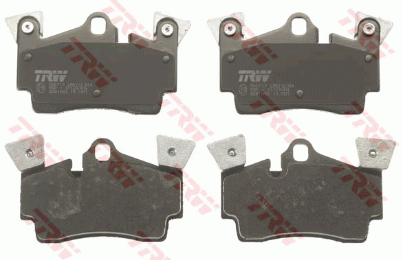 Колодки задние AUDI Q7 (4L), PORSCHE CAYENNE (955) GDB1652 GDB1652 TRW