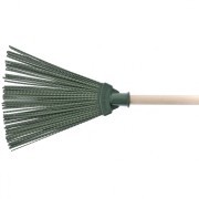 Метла полипропиленовая веерная с деревянным черенком СИБРТЕХ 63227 SIBRTEC
