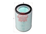 Фильтр воздушный CATERPILLAR кабины SAKURA CA44360 SAKURA
