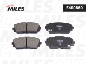 Колодки тормозные передние (Смесь Semi-Metallic) KIA PICANTO 11- (TRW GDB3535) E E400660 MILES