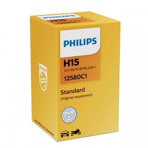 Лампа 12V H15 15/55W PGJ23t-1 PHILIPS 12580C1 PHILIPS