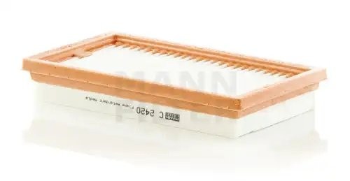 NISSAN MICRA (K12E) (2002>)/ TIIDA C11 (2007>) 231x137x34 C2420 MANN FILTER