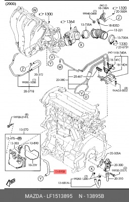 FORD C-MAX (2003-2011) LF1513895 MAZDA