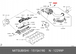 Болт MITSIBISHI OE 1515A190 MITSUBISHI