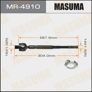 тяга рулевая!\ Nissan X-Trail T30 01> MR-4910 MASUMA