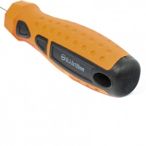 Отвертка Point, SL 3х100 мм, CrV, двухкомпонентная рукоятка Sparta 11762 SPARTA