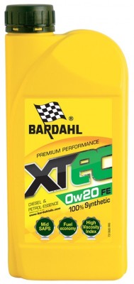 BARDAHL XTEC 0W20 FE (1L) масло моторное! синтAPI SN/SN+, ACEA C5, VW 508.00/509 36801 BARDAHL