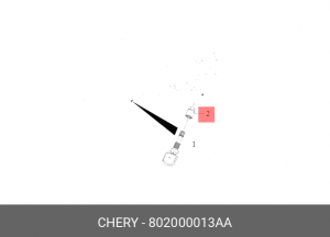 Гайка CHERY Tiggo датчика давления воздуха в шинах OE 802000013AA CHERY