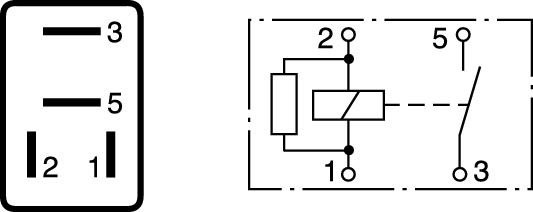 Микро-реле 12V 20A 0 332 011 007 BOSCH