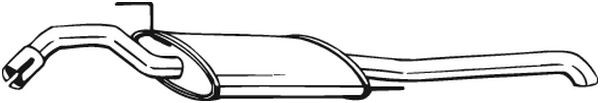 Глушитель VW Passat (93-96) задняя часть BOSAL 279-461 BOSAL