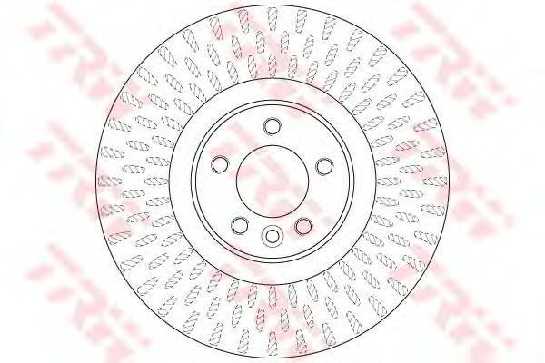 Диск тормозной передний RANGE ROVER IV, SPORT (LW) 4x4 DF6508S DF6508S TRW