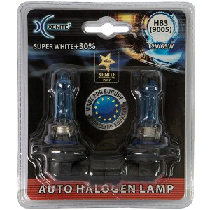 Лампа 12V HB3(9005) 65W P20d +30% 4000К блистер (2шт.) Super White XENITE 1007040 XENITE