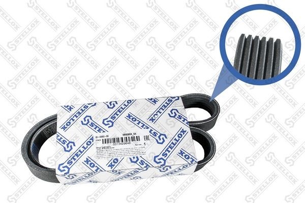 ремень поликлиновой! 6PK950 \ VW Golf, Audi A3, Skoda Octavia 1.9/2.0i/TDi 03> 06-00950-SX STELLOX