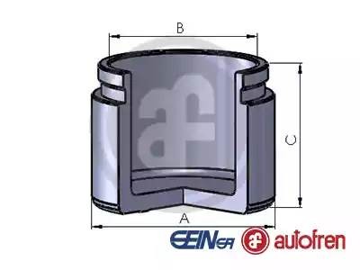 поршень суппорта! d60\ Nissan Qashqai/X-Trail II, Opel Frontera B, Toyota Previa D025239 AUTOFREN SEINSA