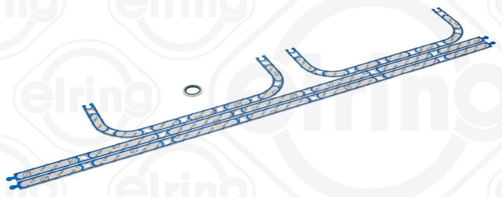прокладки картера! (к) R6 (к-т 4шт.) 1x \SCANIA P/G/R/T-Series DC11/DC12/DT12 08 154.180 ELRING