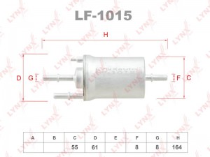 Фильтр топливный LF-1015 LYNXAUTO