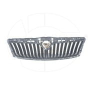 Решетка радиатора SKODA Octavia (09-) черная (с молдингом) NSP NSP081Z0853668A9B9 NSP