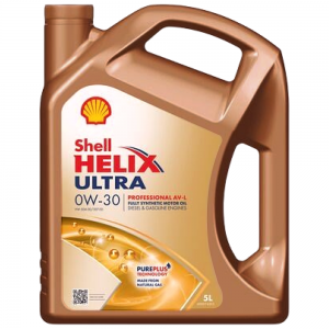 Масло моторное SHELL HELIX ULTRA PROFESSIONAL AV-L 0W30 синт.5л 550041873 SHELL