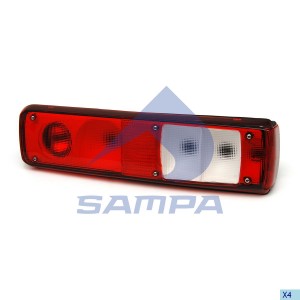 Фонарь задний RENAULT Premium VOLVO FE,FL правый (АМР-разъем сбоку) SAMPA 034343 SAMPA