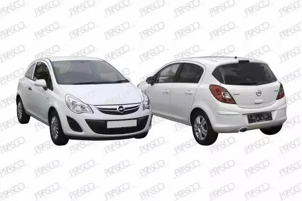 решетка бампера передняя! черная\ Opel Corsa D 1.0-1.6/1.3D 06-14 OP0352120 PRASCO GROUP