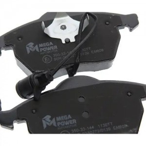 Колодки тормозные AUDI 100 (91-94),А6 (95-97) передние (4шт.) MEGAPOWER 35033155 MEGA POWER