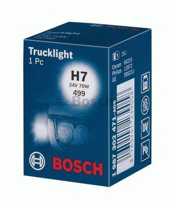 Лампа галогенная H7 24V 70W "BOSCH" (TRUCKLIGHT (CB)) 1 987 302 471 BOSCH