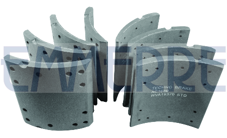 Накладки тормозные 19384 std с заклёпками AS5011 EMMERRE