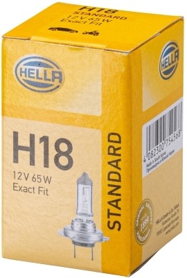 лампа накаливания! H18 12V 65W, Standard 8GH217337-101 HELLA
