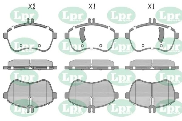 Комплект тормозных колодок 05P1340 05P1340 LPR