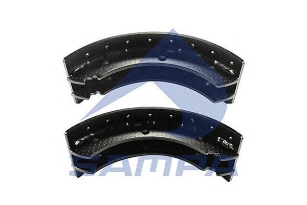 Колодка тормозная, ком-кт 2 шт. 125 мм Volvo FH/FM 030.649 SAMPA