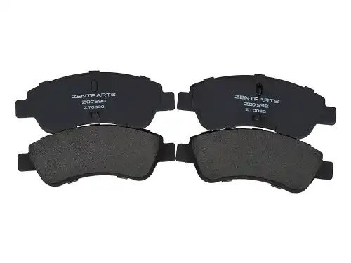 колодки дисковые передние! Peugeot 307 1.4i/HDi, Citroen Xsara 1.4i-2.0HDi 00> Z07598 ZENTPARTS