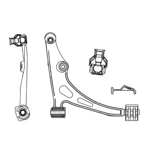 Рычаг подвески SUZUKI Esteem 1995 ~ 2002 перед.прав. CQ0573R CQ0573R CTR