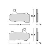 Колодки дисковые MCB781SV MCB781SV TRW LUCAS